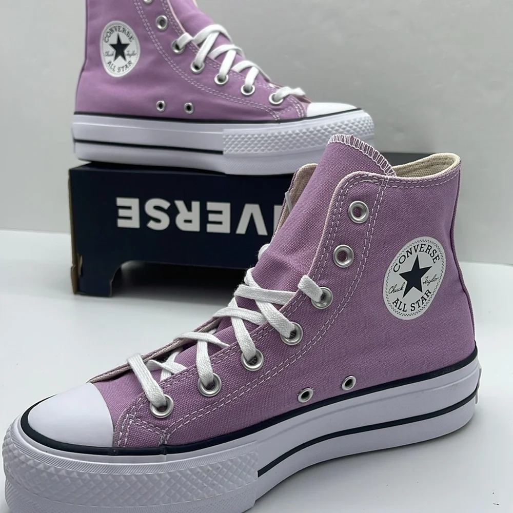 Converse WMNS Lavender High-Top Platforms A09392F CTAS LIFT HI CLASSIC AMETHYST
